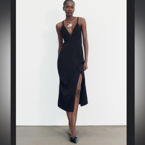 Zara Dresses & Skirts - Zara crepe midi dress